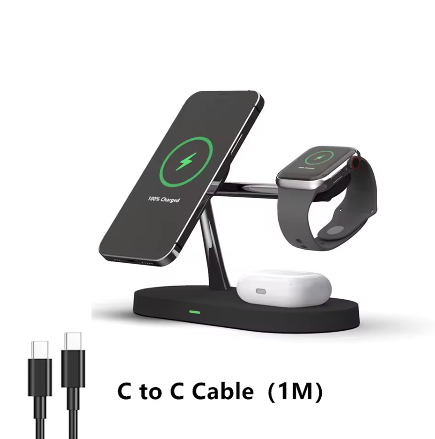 3in1 Magnetische Kabellose Ladestation Für Apple Watch 10 Ultra iPhone 17 16 15