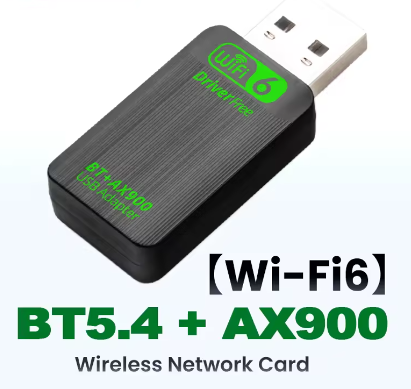 AX900 USB Wlan Adapter WiFi 6 Dual Band Adapter Dongle 2,4G & 5GHz WLAN USB 3.0
