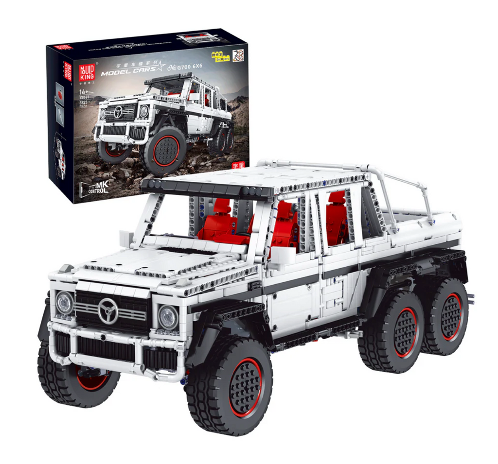 Mould King 13061 Ferngesteuertes RC Geländewagen 6x6 Set 3825 Teile