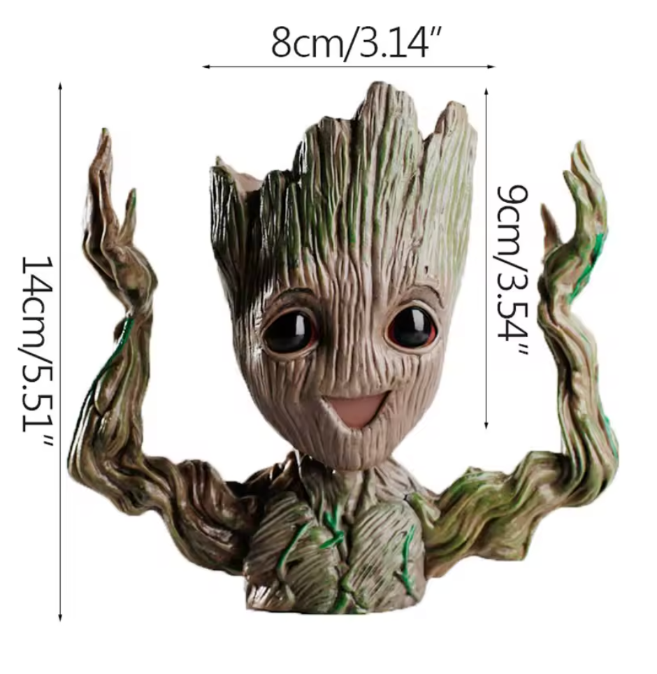 Baby Groot Blumentopf Übertopf Figur Deko Stiftehalter Top Dekoration