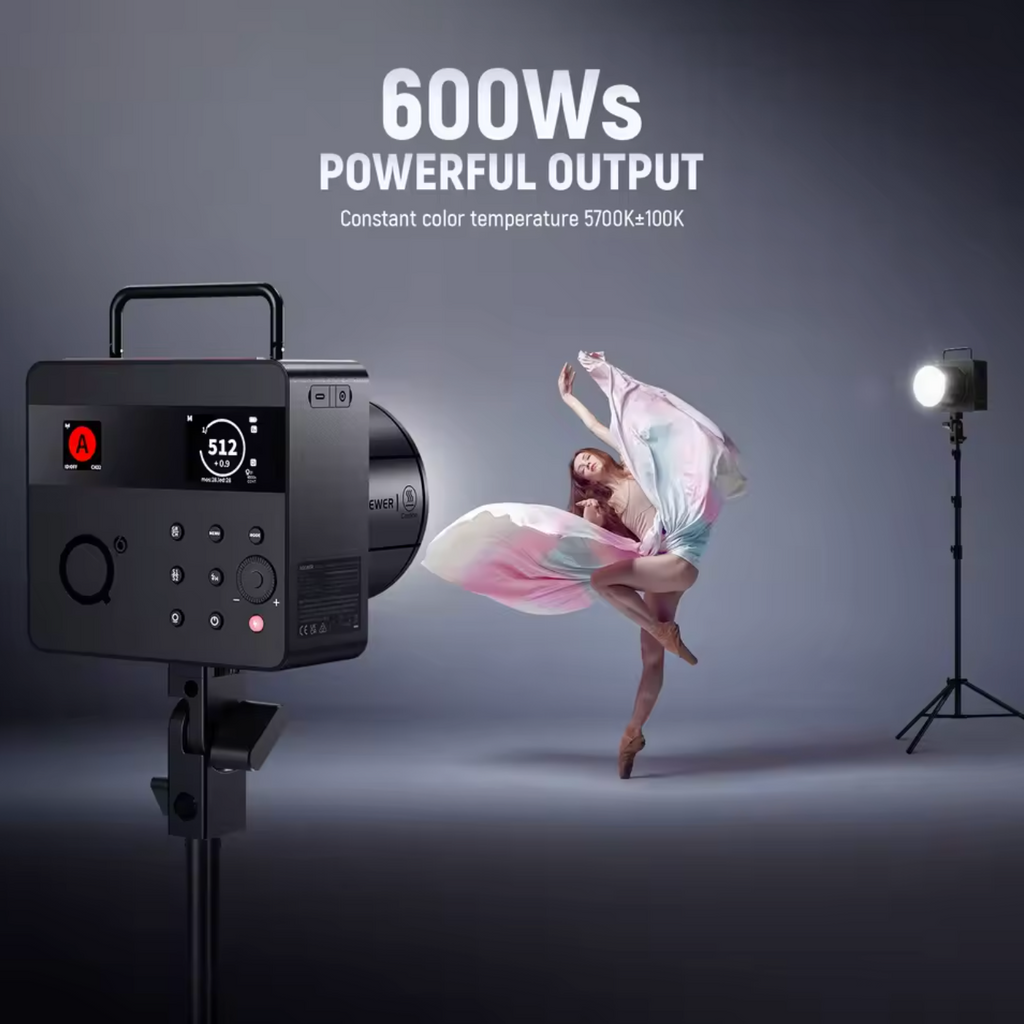 NEEWER Q6 600 Ws 2,4 G TTL Outdoor Blitzgerät Studioblitz mit App-Steuerung