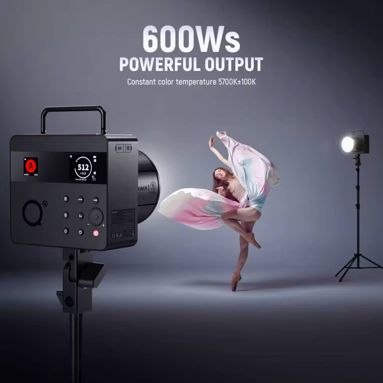 NEEWER Q6 600 Ws 2,4 G TTL Outdoor Blitzgerät Studioblitz mit App-Steuerung