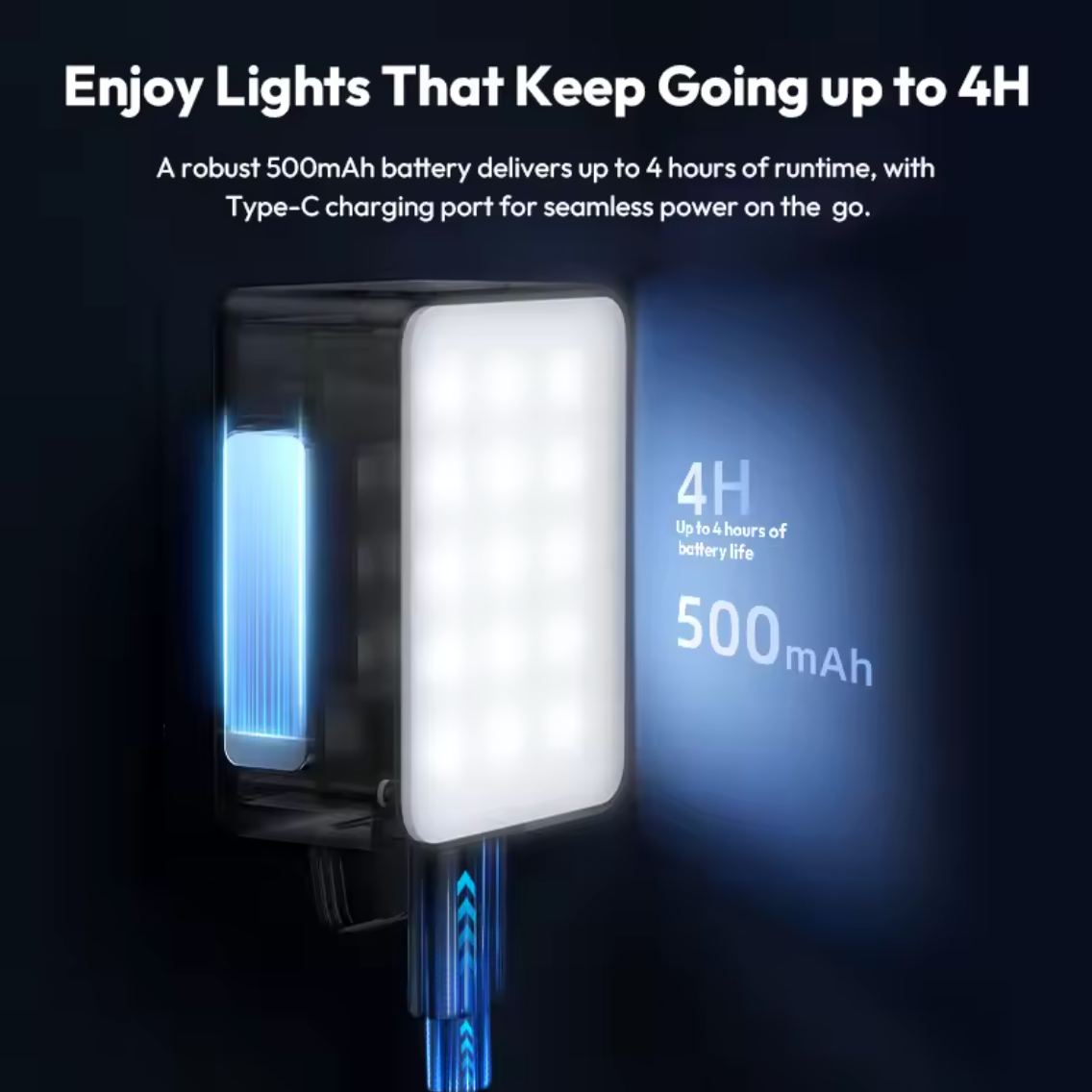Ulanzi LM001 Fülllicht für DJI Osmo Pocket 3 Kamera dimmbar LED Lampe