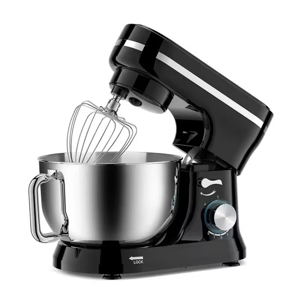 4,5L Küchenmaschine Teigknetmaschine Küchenmixer mit Knethaken und Rührbesen