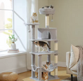 Kratzbaum XXL Katzenbaum Kletterbaum große Katzen 140 cm 5 Ebenen