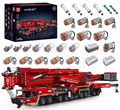 Mould King 17008 Kranwagen RC Steuerbar Technik Klemmbausteine 8507 Teile OVP