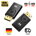 DP auf HDMI Adapter Displayport Konverter Stecker 1080p FullHD AudioVideo UHD 4K