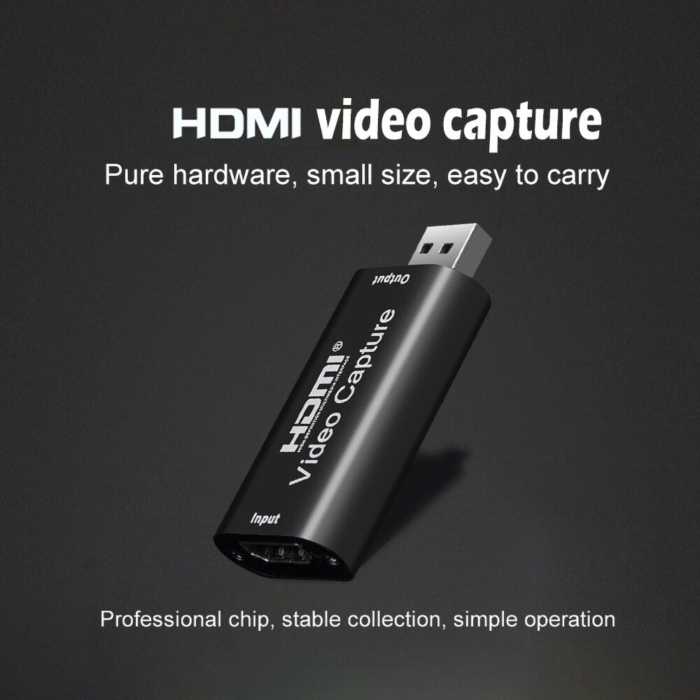 4K Video Capture Card HDMI auf USB 3.0 1080P Live Video Streaming Game Recorder