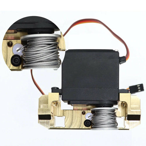 25T Servo Seilwinde Linie RC Crawler Aluminum Winde Zubehör für Traxxas Axial