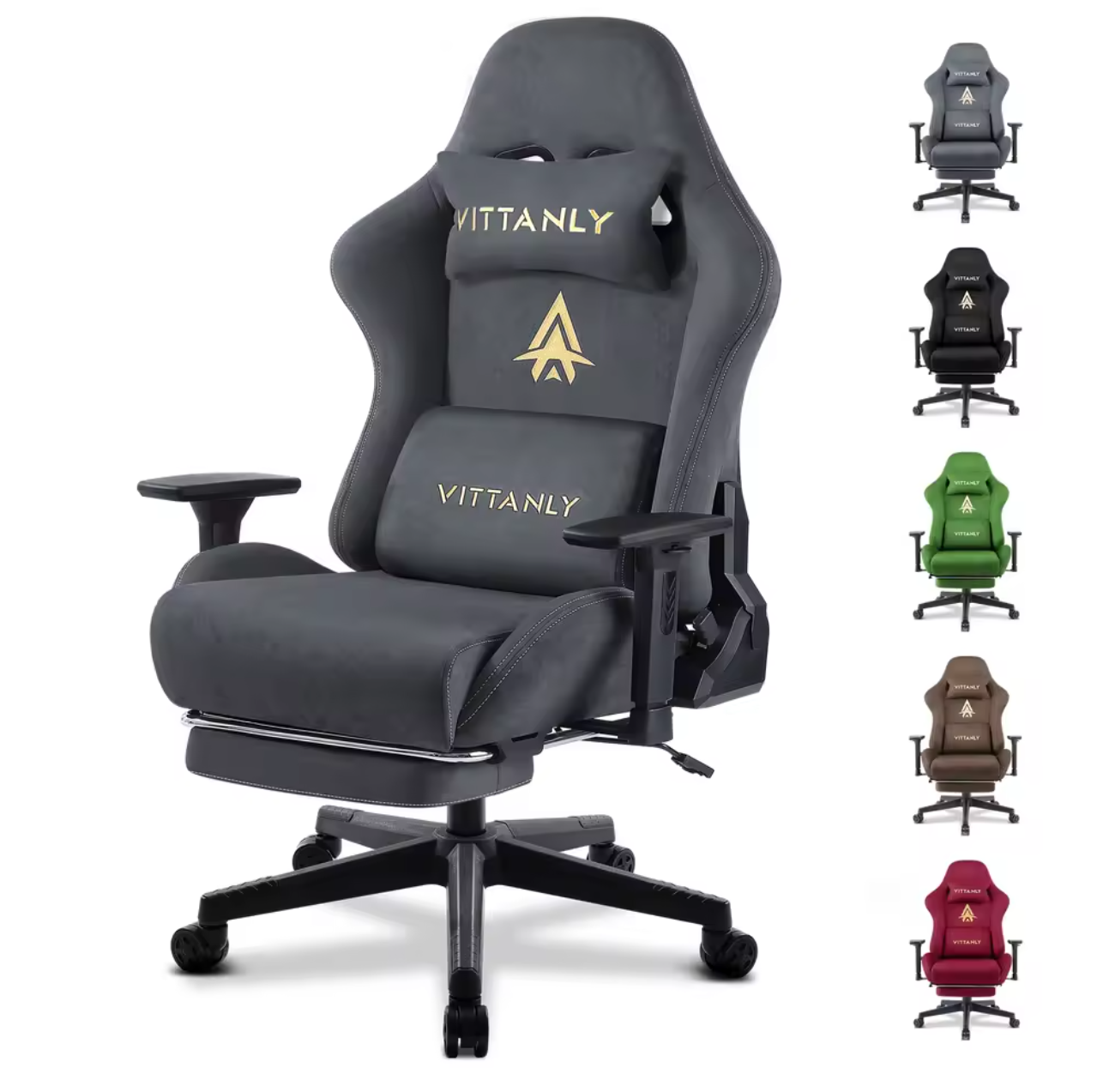 Gamingstuhl Bürostuhl Schreibtischstuhl Computerstuhl Lederimitat Ergonomisch