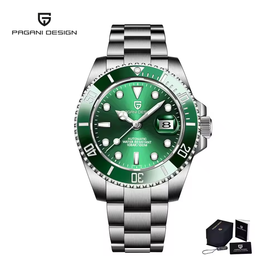 Pagani Design PD-1639 Uhr GMT Master Herrenuhr Männer Hulk NH35 Automatik