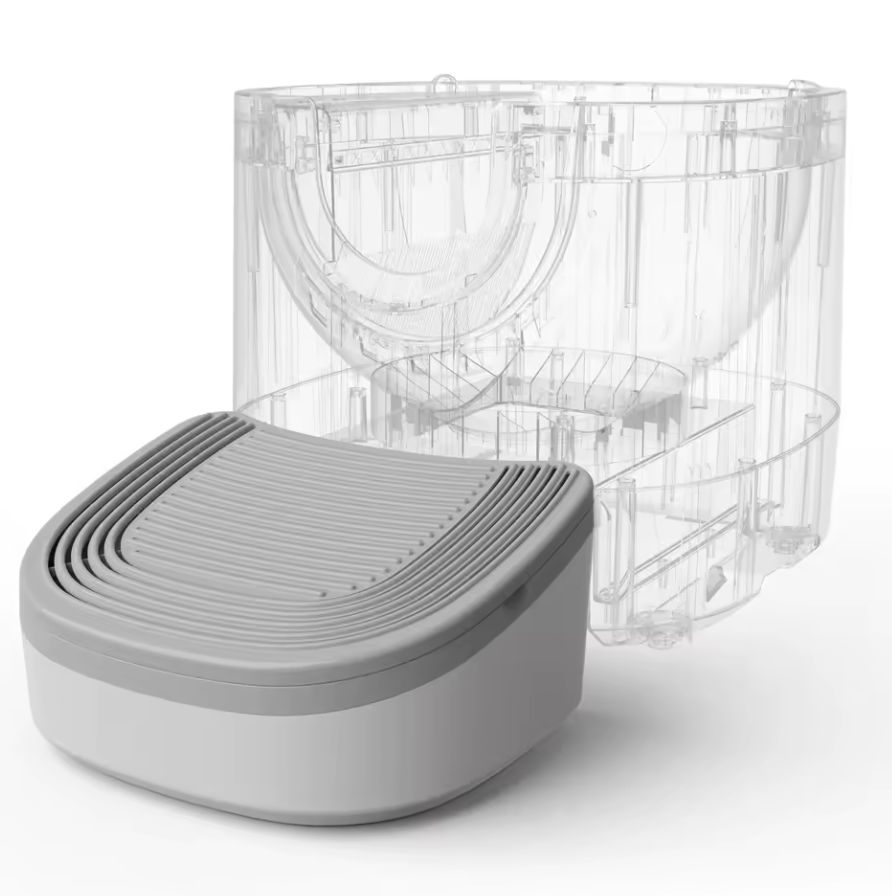 3-in-1 Furoomate Katzenklo Stufe Rampe Stepper Katzentoilette Katzenstepper