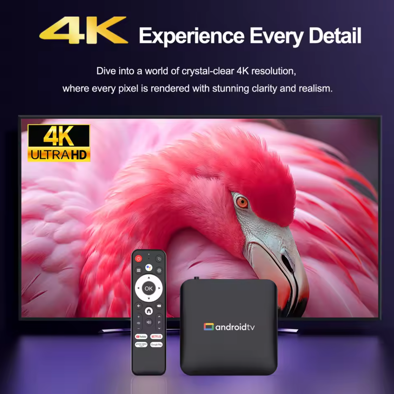 Android TV Box Ultra HD 4K 2GB 16GB Smart H96 Max Media Player WLAN LAN