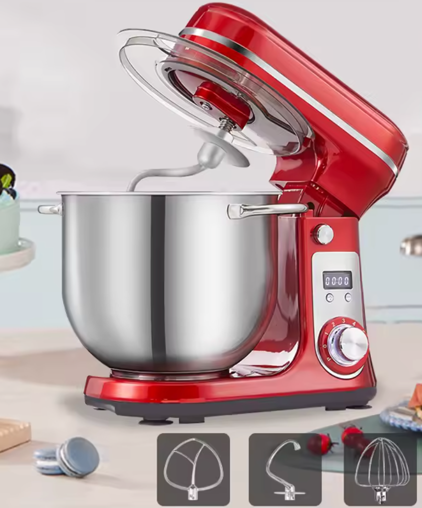 Biolomix 6L Küchenmaschine Standmixer Teigknetmaschine Küchenmixer mit Knethaken