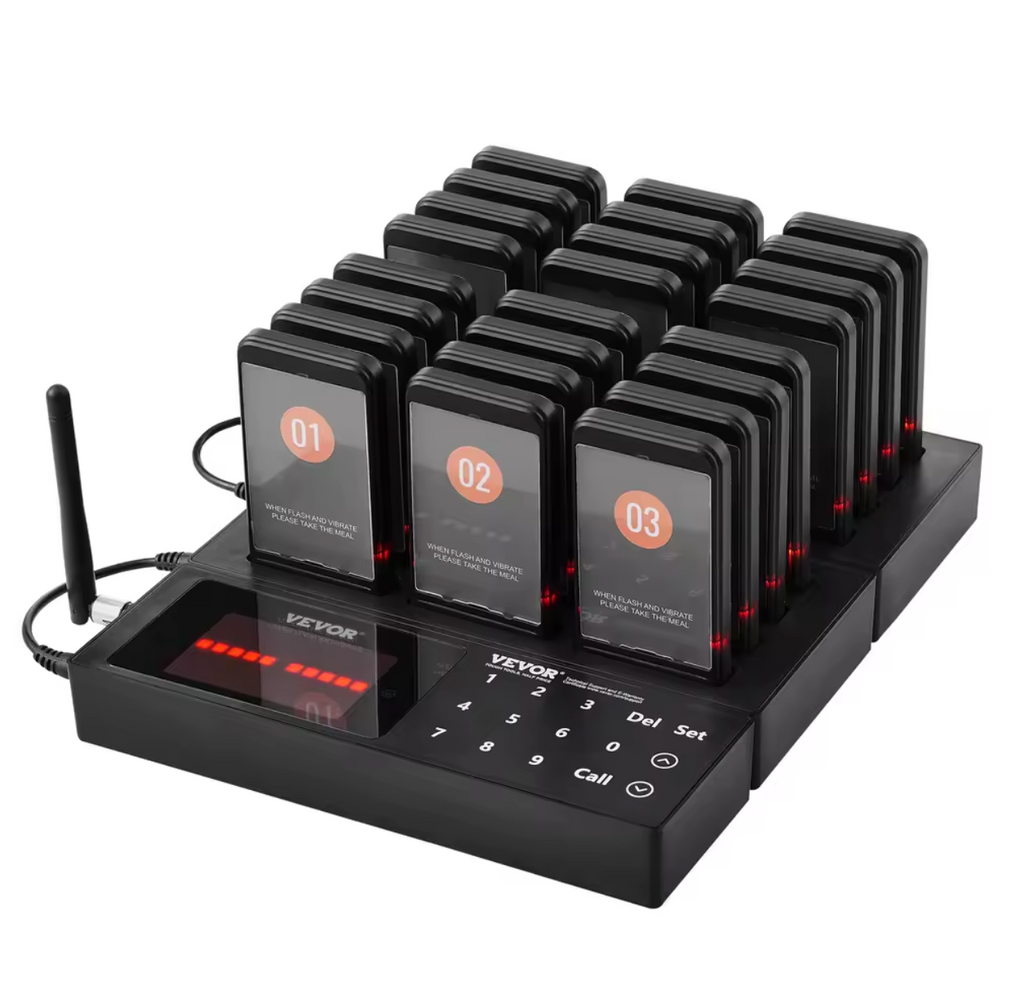 24x Pager System Restaurant Gäste Rufsystem bis 400m Reichweite