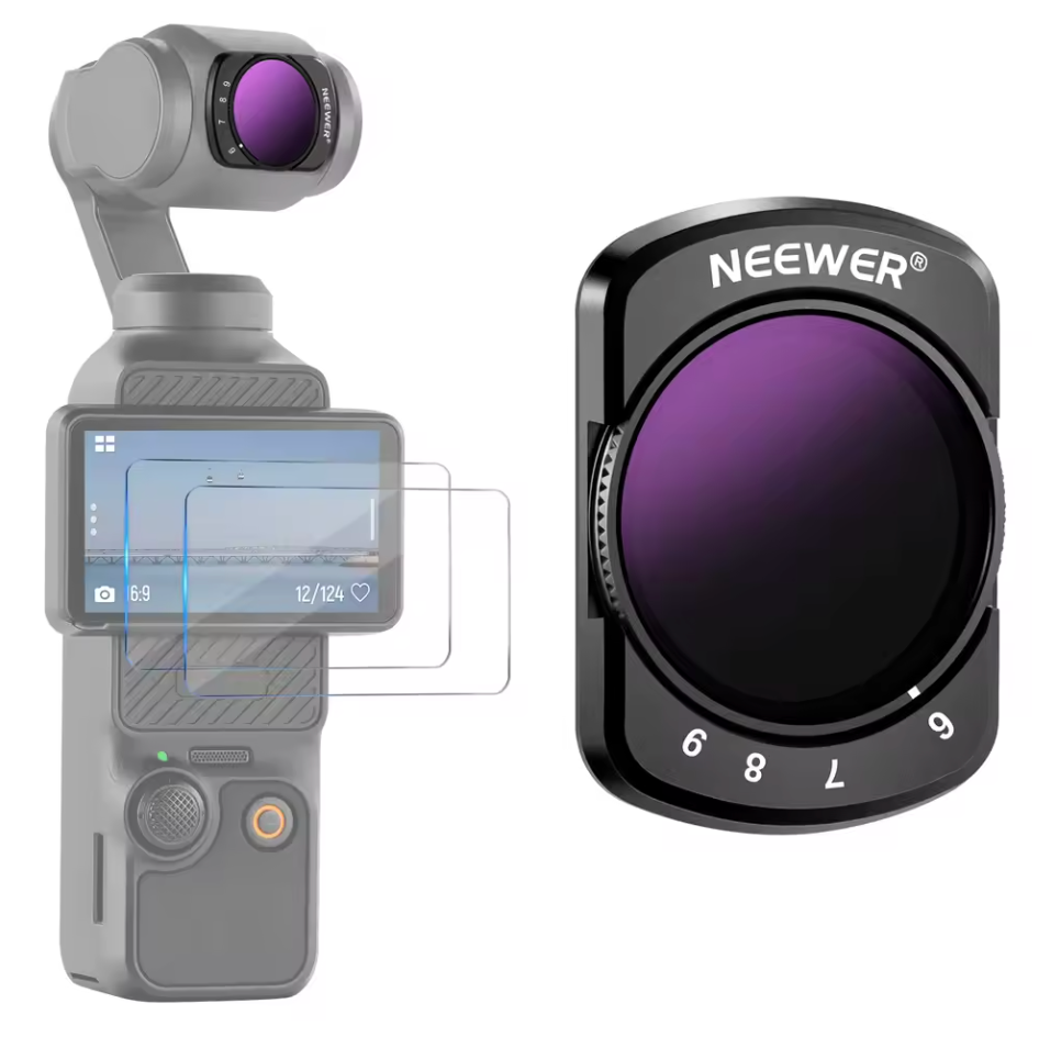 Magnetisches ND Filter Set für DJI Osmo Pocket 3 CPL UV ND8 bis ND1000