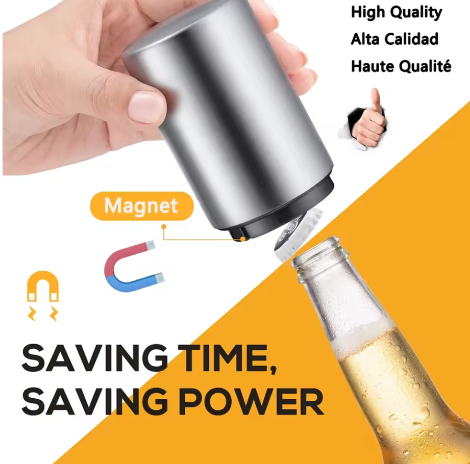 Automatischer Bieröffner Flaschenöffner Opener Magnet Bier Opener Edelstahl