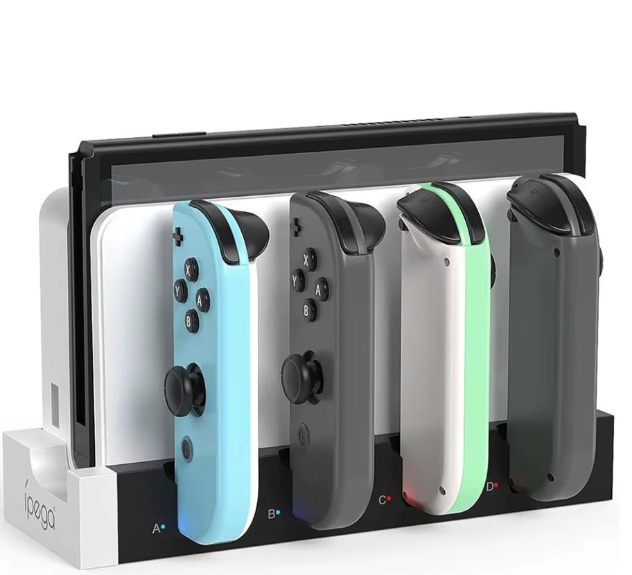 4in1 Joy-Con Ladestation für  Nintendo Switch Ladedock Controller Ladegerät
