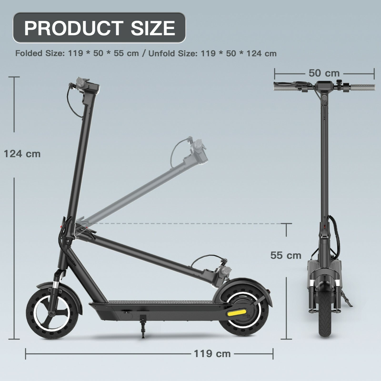 E-Scooter Elektroroller Faltbar Escooter Elektro Roller 10 Zoll Scooter X10