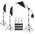 LED Softbox Studiolicht mit Stativ Selfie Lampe Kaltweiß Neutral