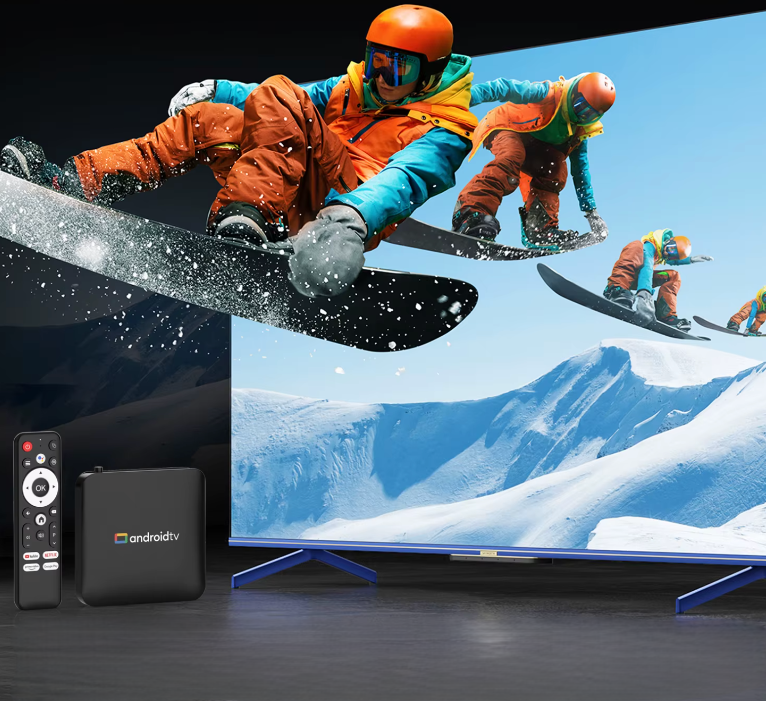 Android TV Box Ultra HD 4K 2GB 16GB Smart H96 Max Media Player WLAN LAN