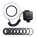 Godox Ring72 Makro-LED-Ringlicht mit 8 Objektivadapterringen für Canon Nikon