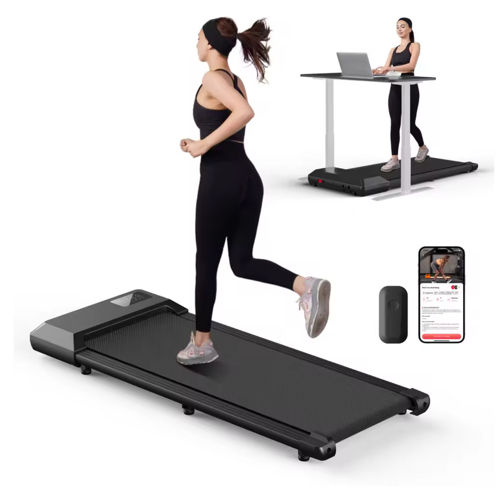 Stehtisch Laufband Homeoffice Laufband Kompakt Walking Pad mit App bis 4kmh
