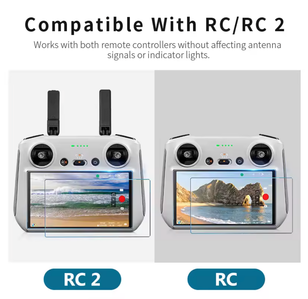 2 in 1 Schutzabdeckung und Sonnenblende für DJI RC und DJI RC 2 StartRC