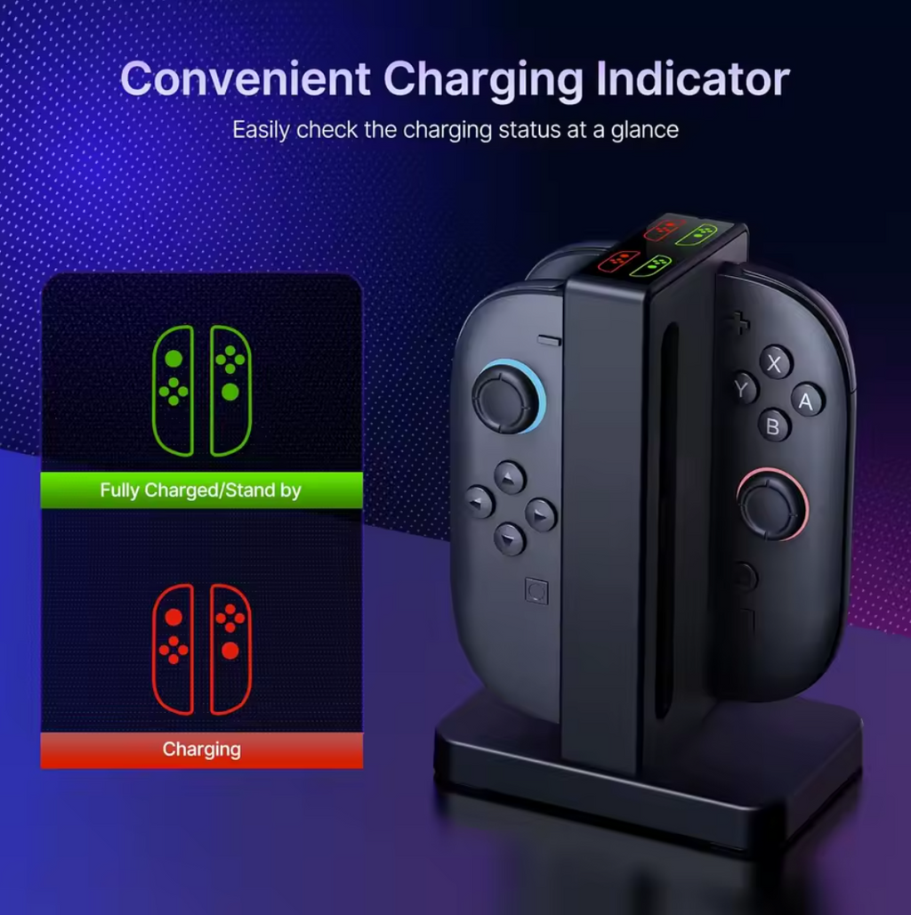 4in1 Joy-Con Ladestation für Nintendo Switch 2 Ladedock Controller Ladegerät