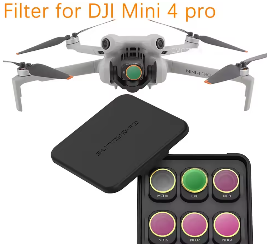ND Filter Set für DJI Mini 4 Pro ND-Filter CPL UV ND8 ND16 ND32 ND64 Zubehör