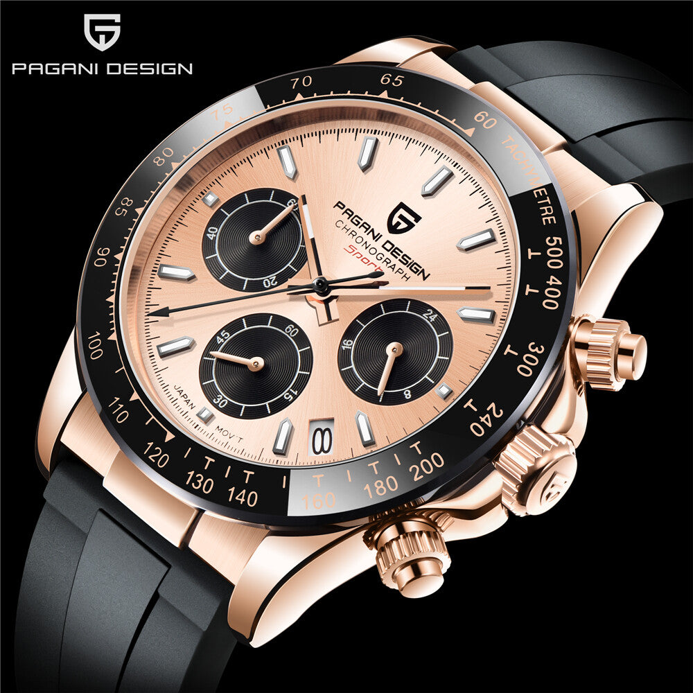 Pagani Design PD-1644 Uhr Chronometer Herrenuhr Männer Seiko VK63 Quartz