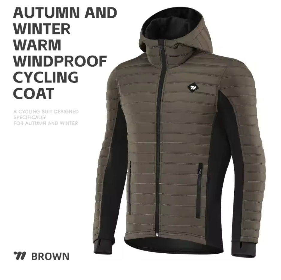 WestBiking Radfahren Jacke Winterjacke Thermo Fleece Fahrradjacke Winter