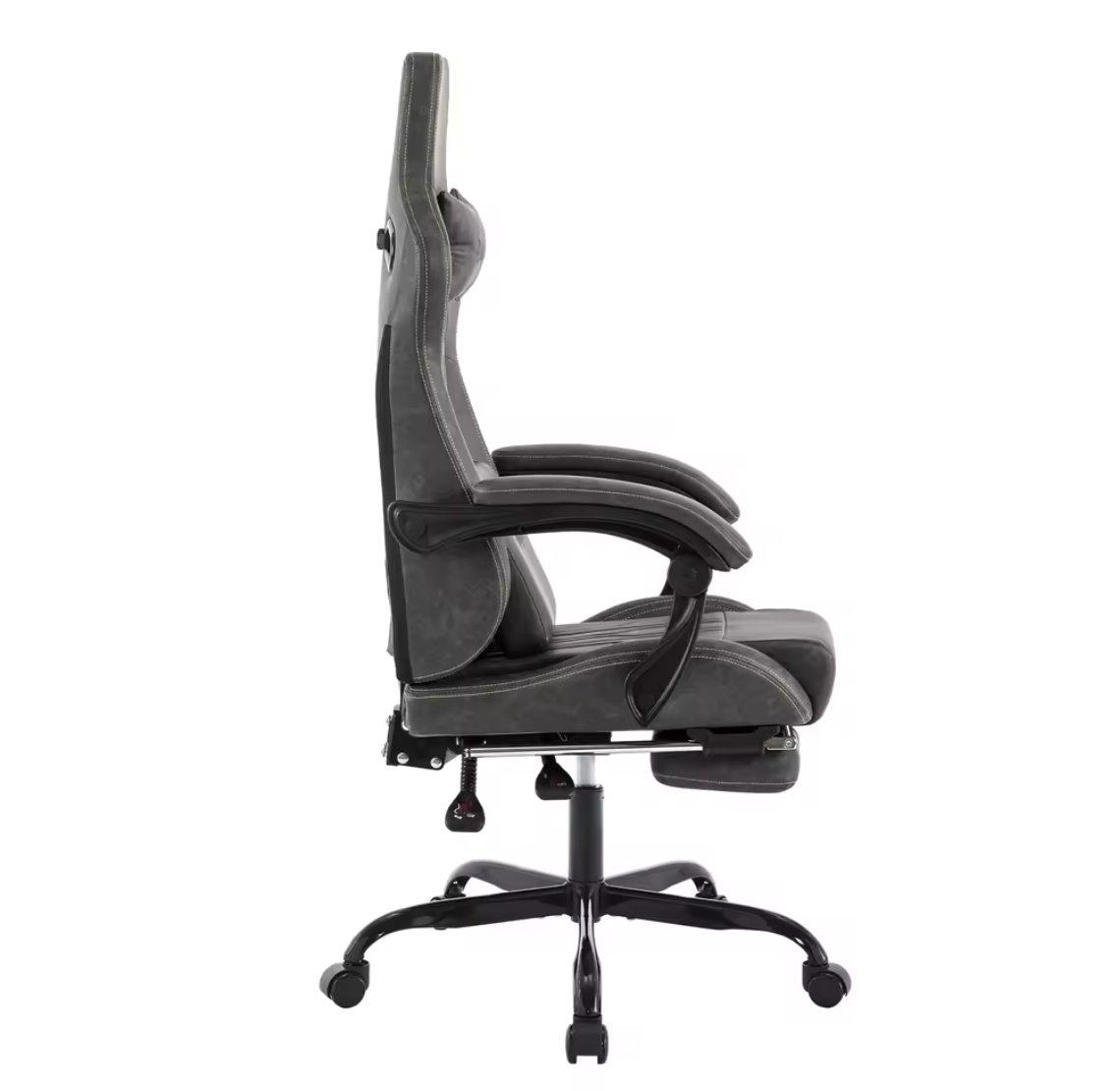 Gamingstuhl Bürostuhl Schreibtischstuhl mit Fußstütze Lederimitat Ergonomisch