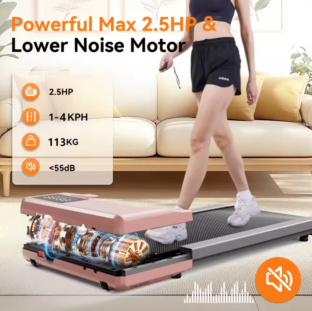 Stehtisch Laufband Homeoffice Laufband Kompakt Walking Pad mit App bis 4kmh