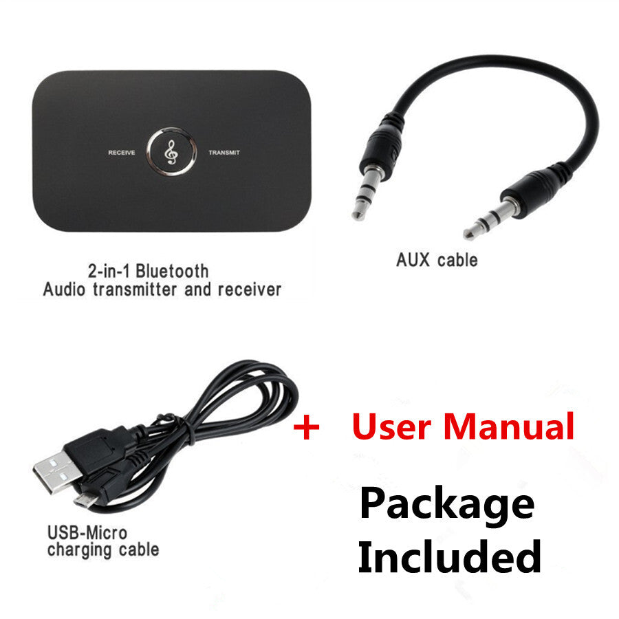 Bluetooth 5.0 Transmitter Empfänger Sender 2in1 Aux Audio Adapter TV Kopfhörer S