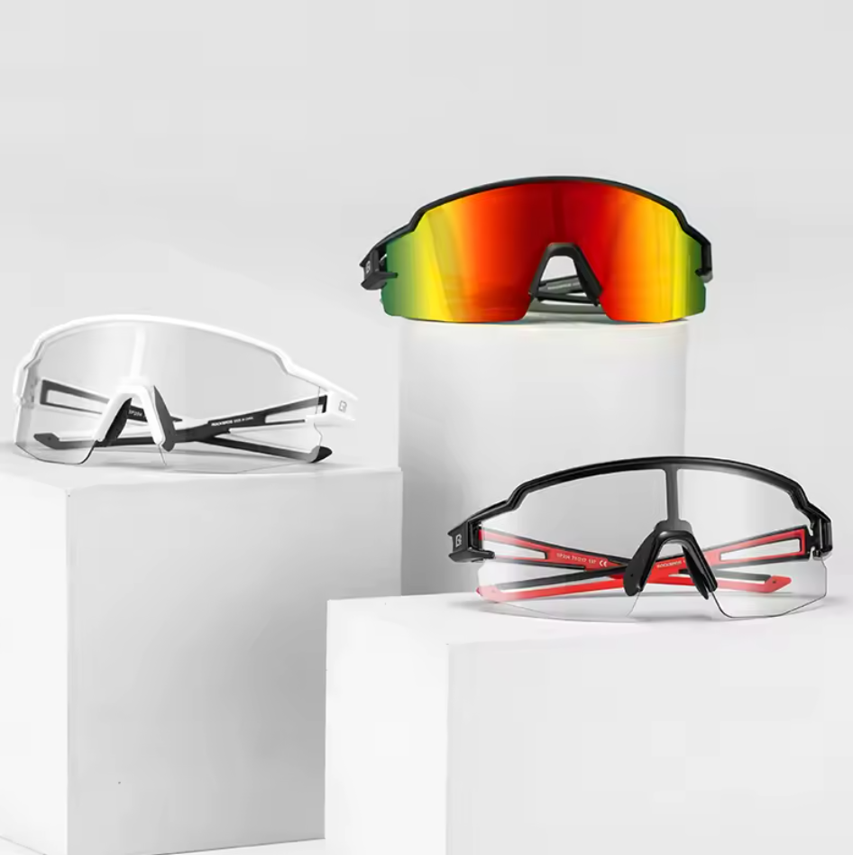 Radfahren Brille Fahrrad Sonnenbrille Photochrom Outdoor Windschutz Rockbros