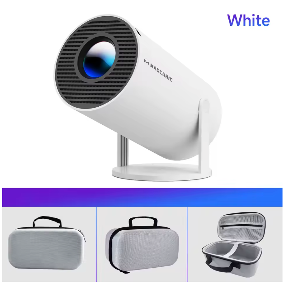 Magcubic HY300 Pro Mini Beamer 4K Wifi 6 mit Android 11 260 ANSI Lumen Heimkino