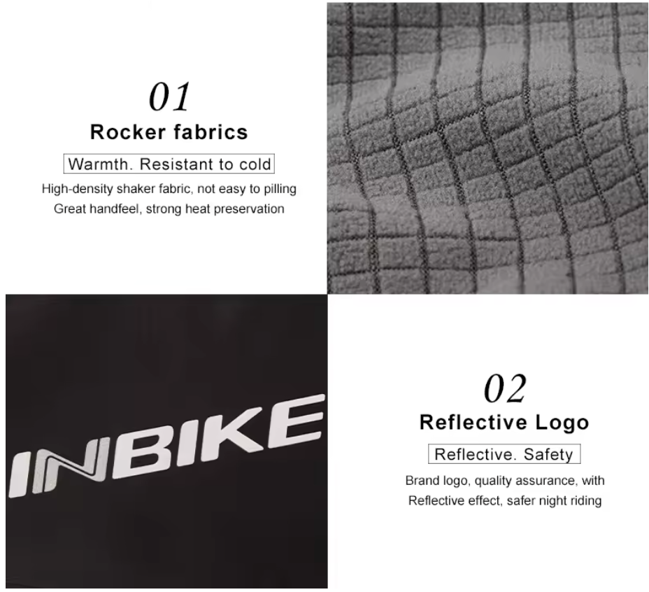 Herren Winter Radhose Radfahren Wasserresistent Fahrradhose Winterhose