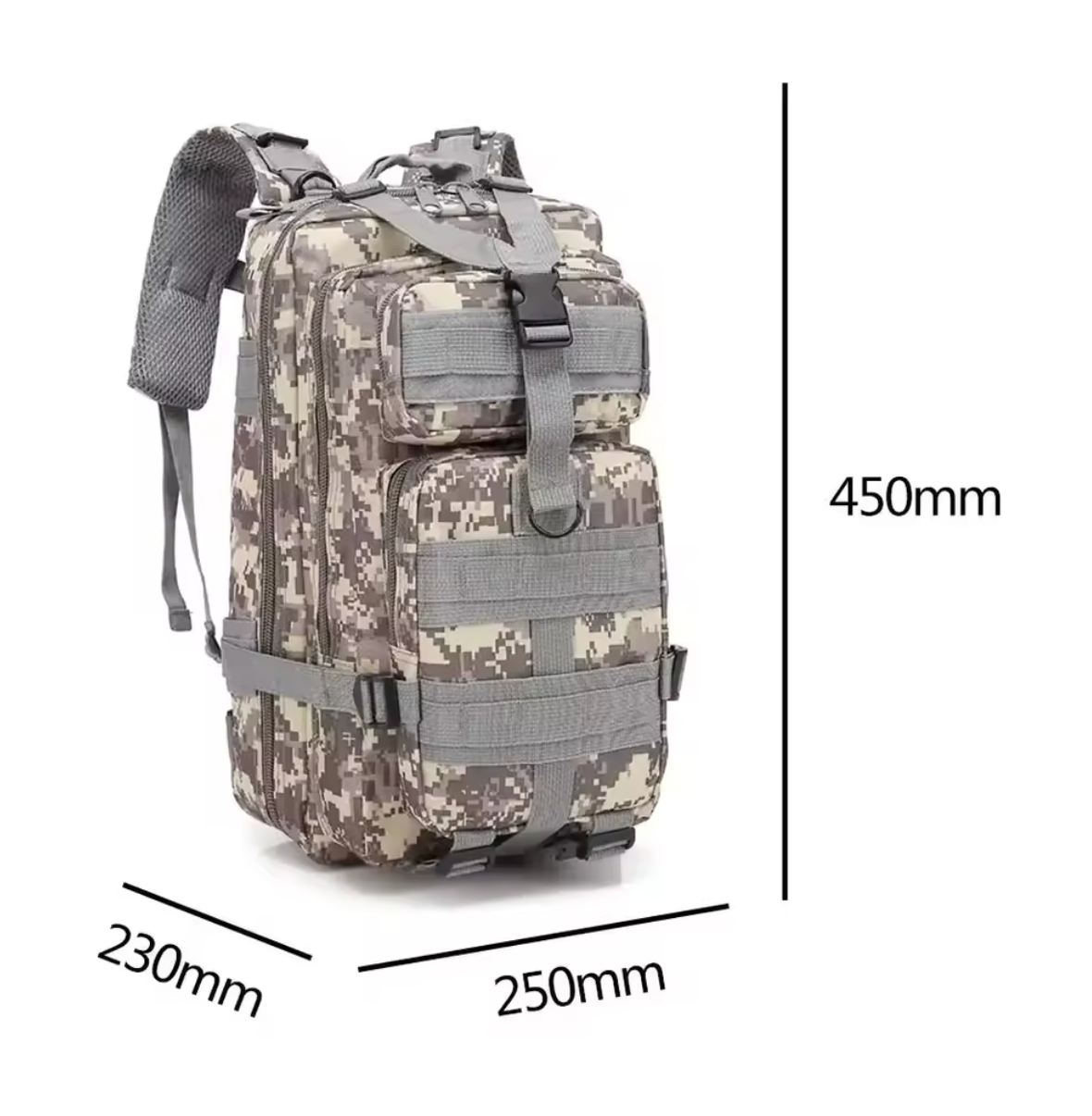 30L Wanderrucksack Taktischer Rucksack Wasserresistent Outdoor Ausrüstung
