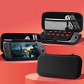 Hülle für Nintendo Switch 2 Tasche Reisetasche mit 10 Spielkartenfächern Schwarz