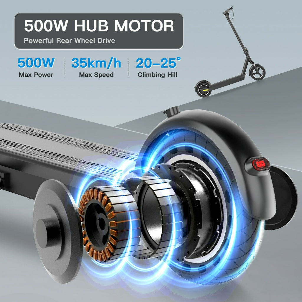 E-Scooter Elektroroller Faltbar Escooter Elektro Roller 10 Zoll Scooter X10