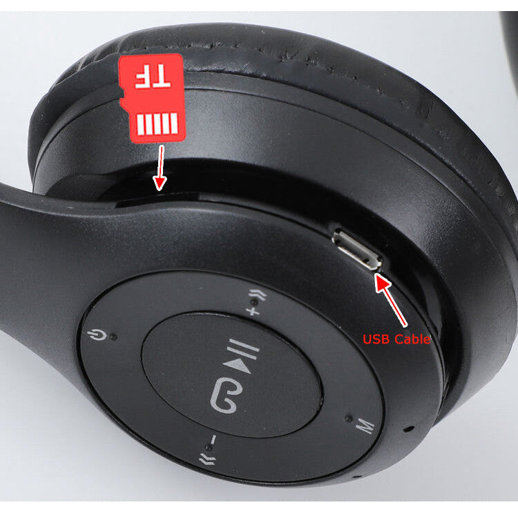 On Ear Kopfhörer Kabellos Bluetooth 5.0 Stereo Kopfhorer Kabellos Faltbare Bass