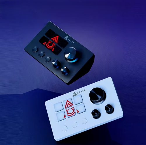 AJAZZ AKP03 Stream Controller mit 12 Makrotasten Drehregler Studio Controller