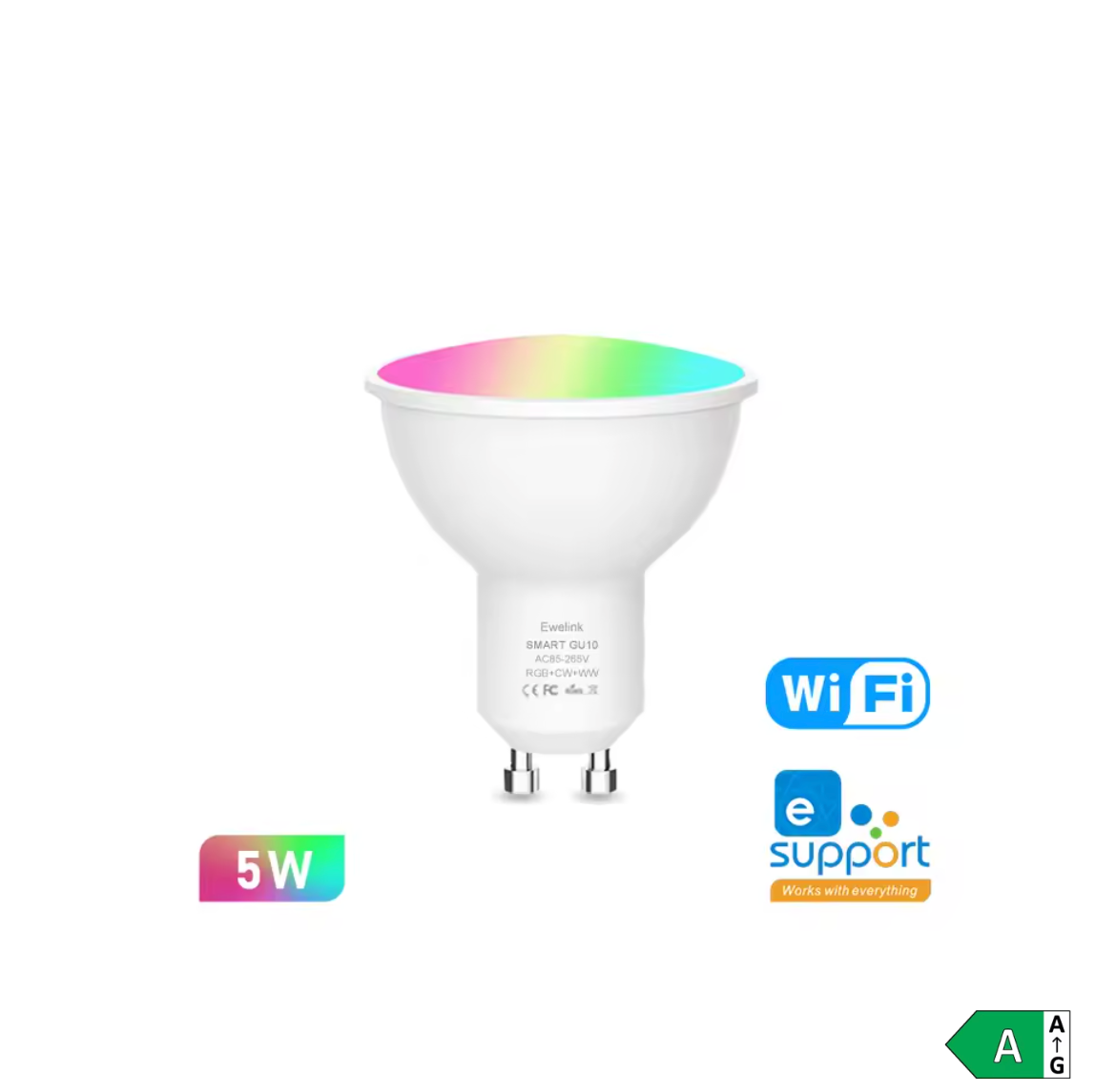 Smart LED Glühbirne RGB Bulb WiFi E27 E14 GU10 App für  Zigbee Alexa und Google