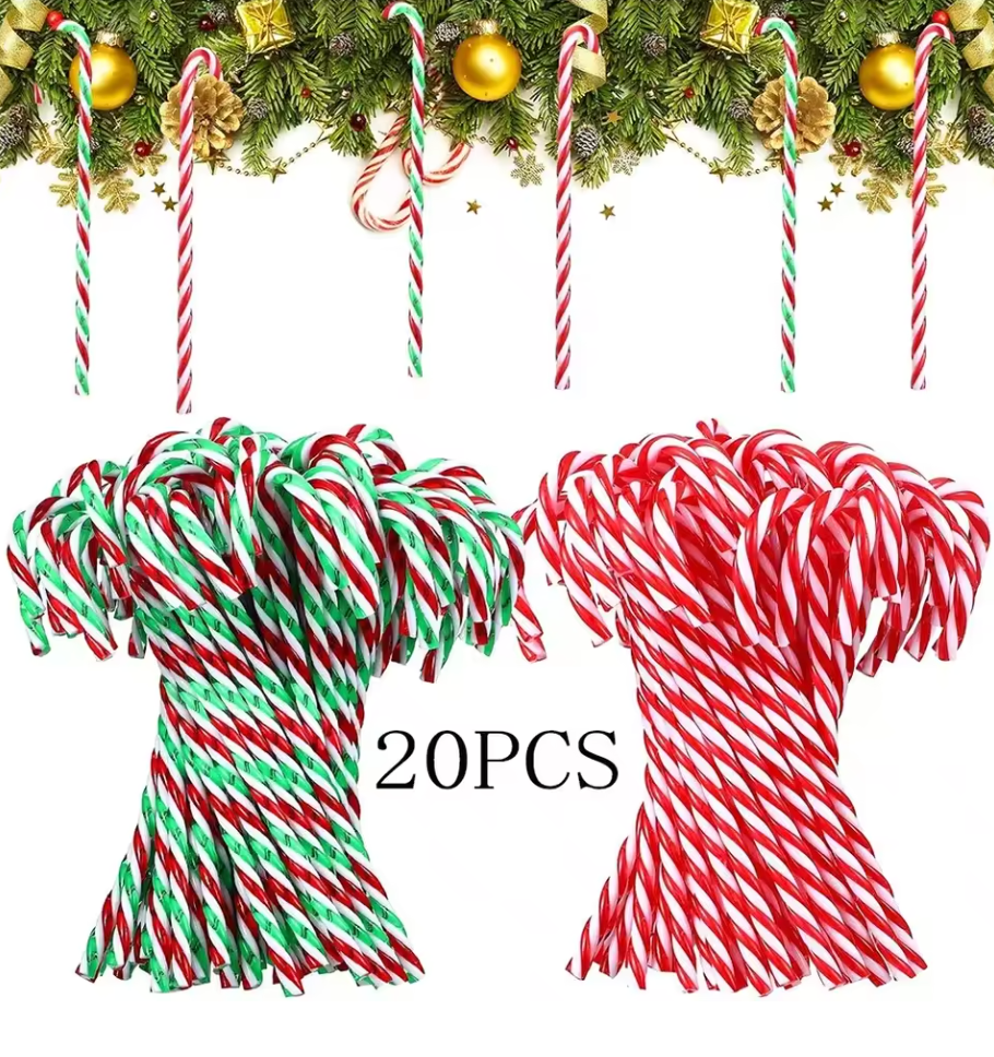 Weihnachtsbaumschmuck Zuckerstangen Weihnachtsbaum Anhänger Candycane Ornamente