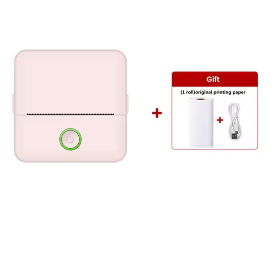 Mini Drucker Handy Bluetooth Fotodrucker Sticker Drucker Thermodrucker
