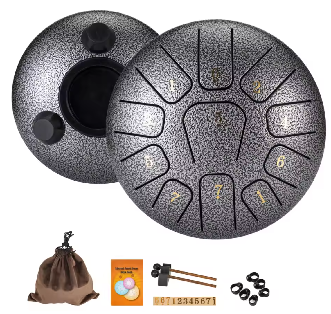 6" Tonheilung Klangschale Tonheilungseinstrument mit 11 Noten 6 Zoll