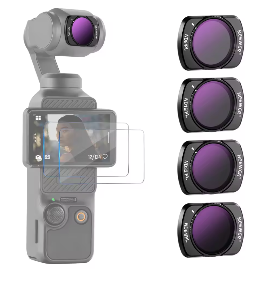 Magnetisches ND Filter Set für DJI Osmo Pocket 3 CPL UV ND8 bis ND1000