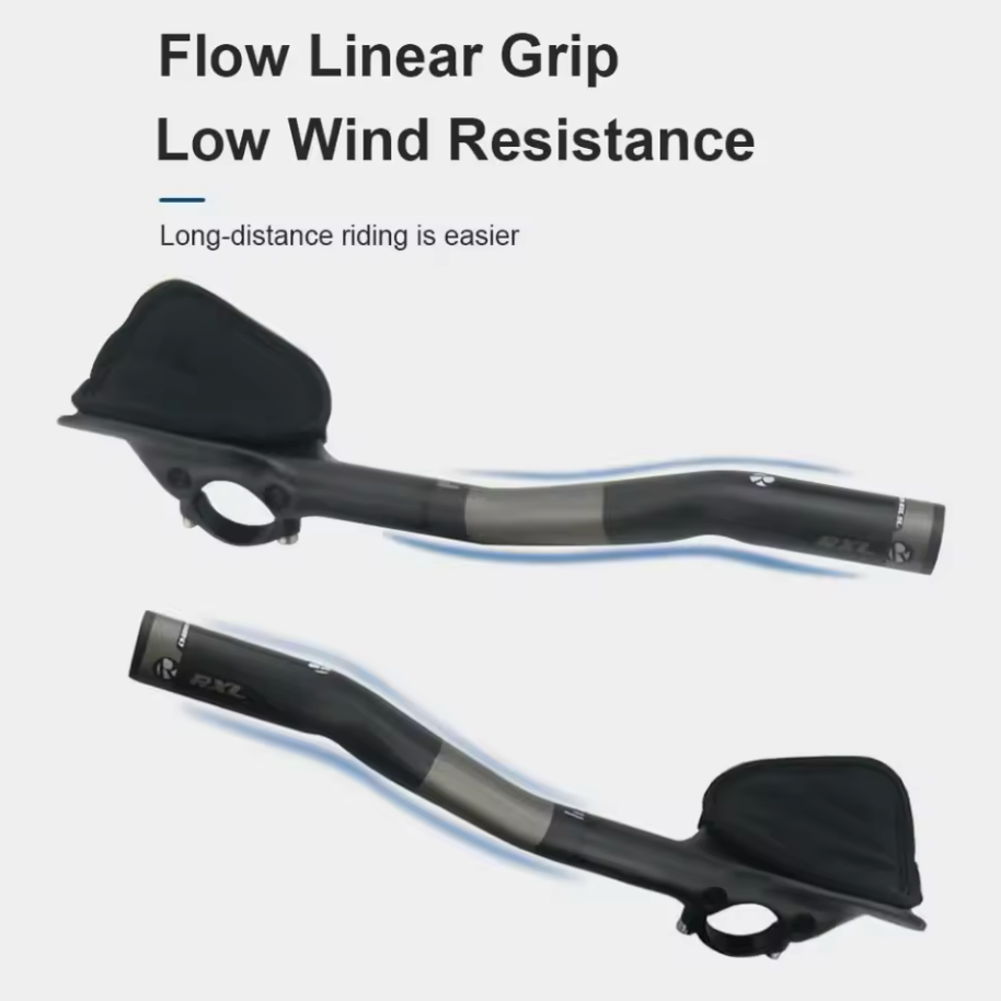 Fahrrad Triathlon Lenkeraufsatz Aerobar Auflieger Armaufleger Carbon Kohlefaser