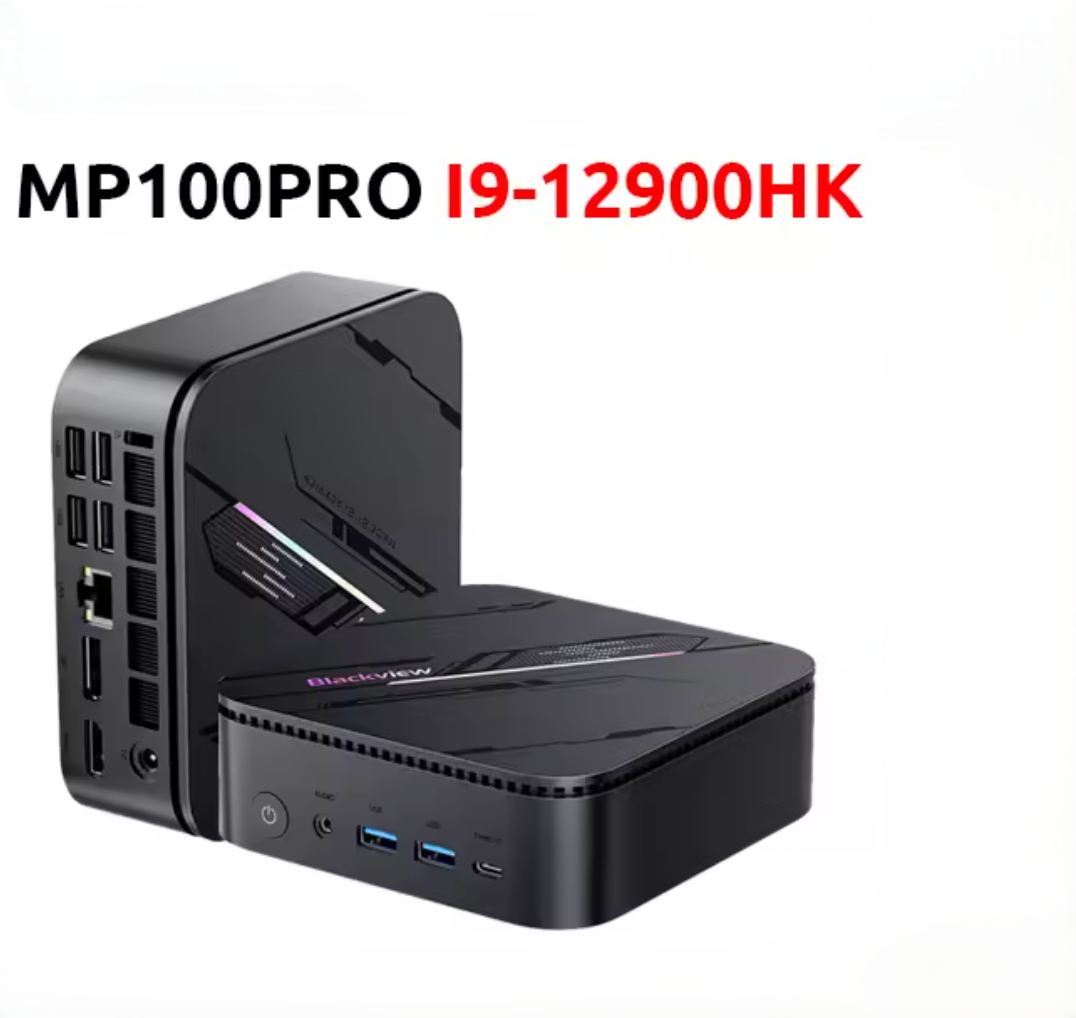 Blackview MP100 PRO Mini PC Intel i9 12900HK 16GB DDR4 RAM 512GB M.2 SSD WiFi 6